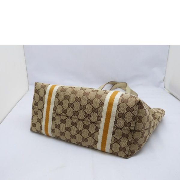 31789 3 Gucci GG Canvas Tote Bag Beige