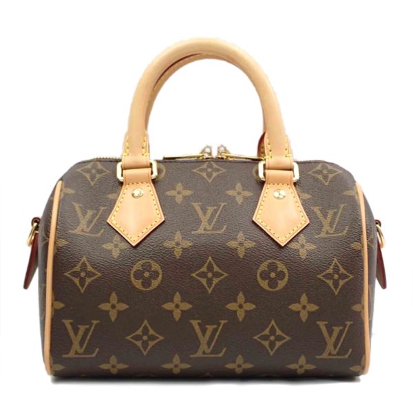 31816 1 Louis Vuitton Speedy Bandouliere 20 Monogram Handbag Brown