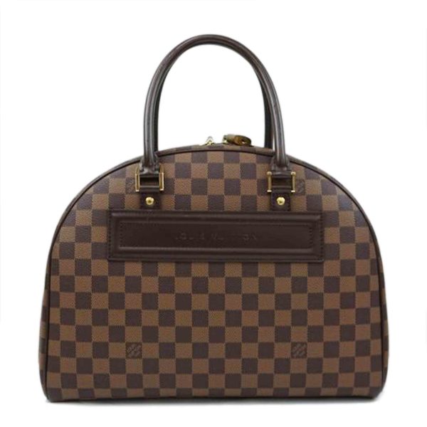 31837 1 Louis Vuitton Nolita Damier Ebene Handbag Brown