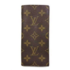 31963 1 Louis Vuitton Pochette Clé Monogram Eclipse Coin Case Black Black