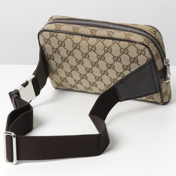 320311107 3 Gucci GG Supreme Belt Bag Body Bag Beige Brown