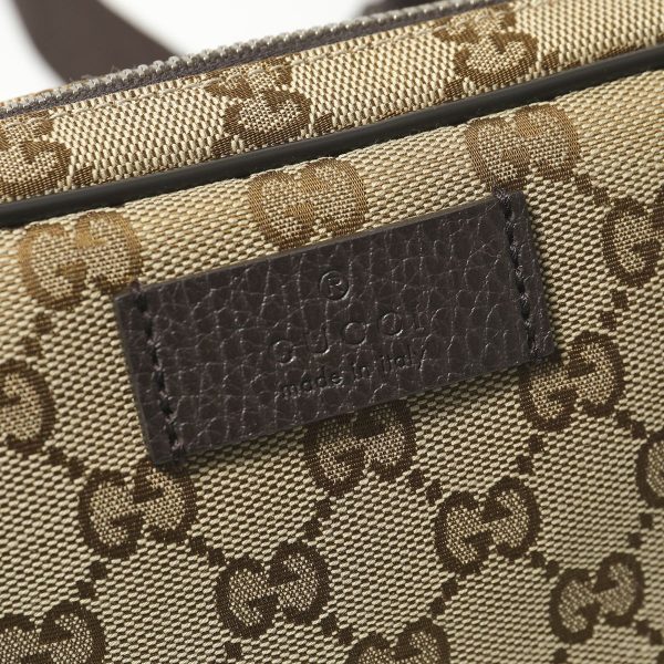 320311107 7 Gucci GG Supreme Belt Bag Body Bag Beige Brown