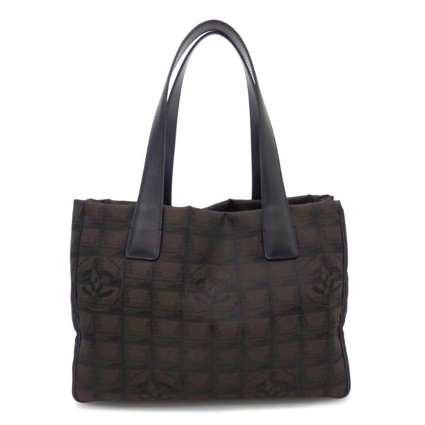 32038 1 Chanel Travel Line Tote Bag Black