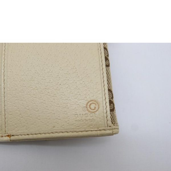 32059 9 Gucci GG Pattern Long Wallet Beige