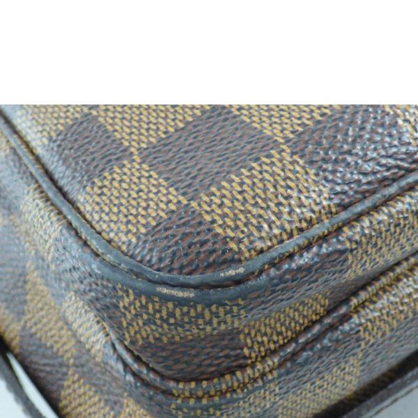 32148 8 Louis Vuitton Naviglio Damier Ebene Shoulder Bag Brown