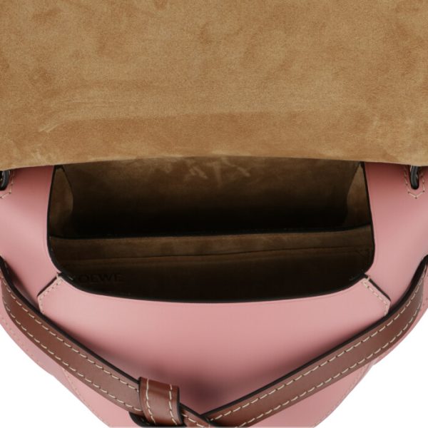 32154t2000512562 5 LOEWE Gate Small Shoulder Bag Tan Medium Pink