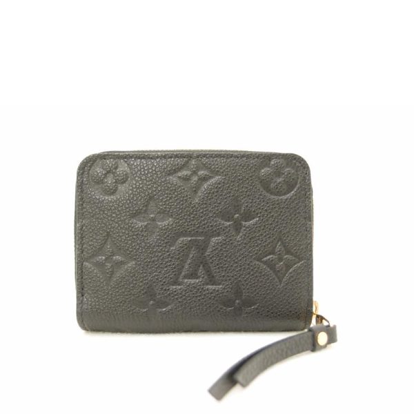 32171 2 Louis Vuitton Zippy Coin Purse Emprunte Wallet Noir