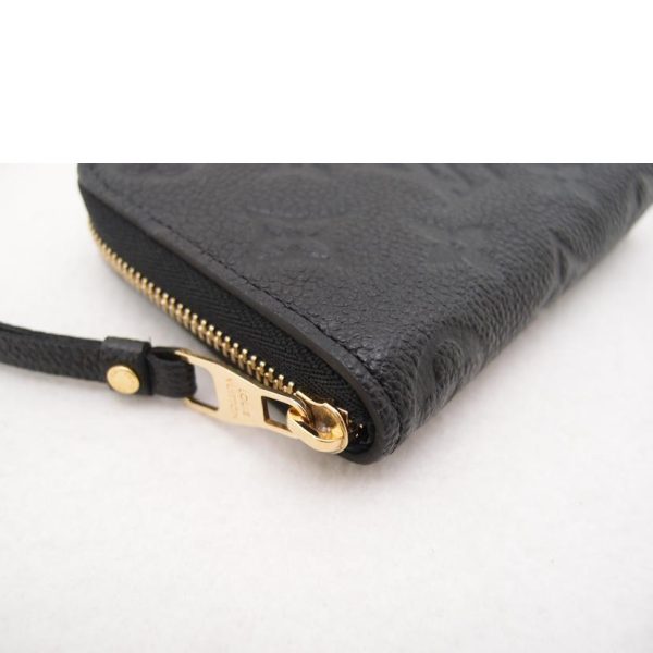 32171 5 Louis Vuitton Zippy Coin Purse Emprunte Wallet Noir