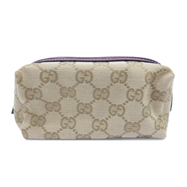 32196 1 Gucci GG Canvas Accessory Pouch Beige