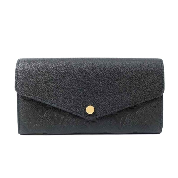 32198 1 Louis Vuitton Portefeuil Sala Noir Long Wallet Black