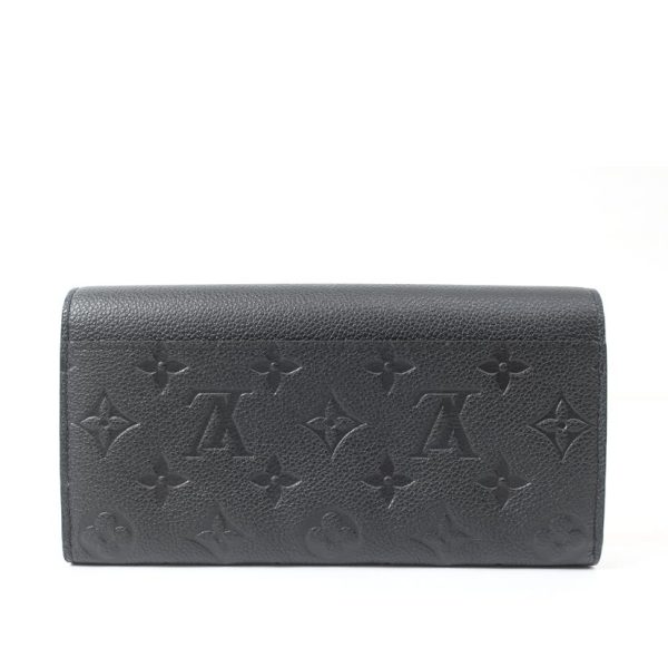 32198 2 Louis Vuitton Portefeuil Sala Noir Long Wallet Black