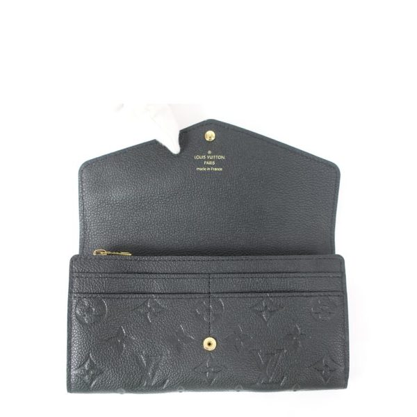 32198 5 Louis Vuitton Portefeuil Sala Noir Long Wallet Black