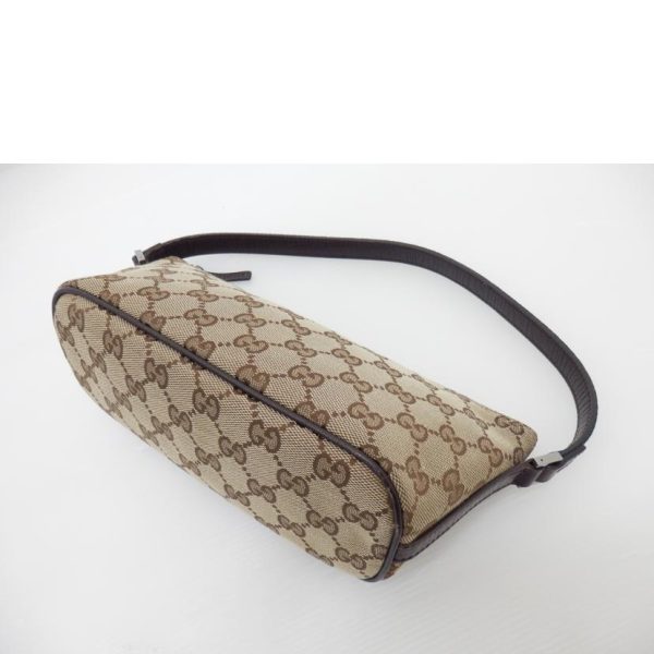 32240 3 Gucci Sherry Line GG Canvas Accessory Pouch Beige