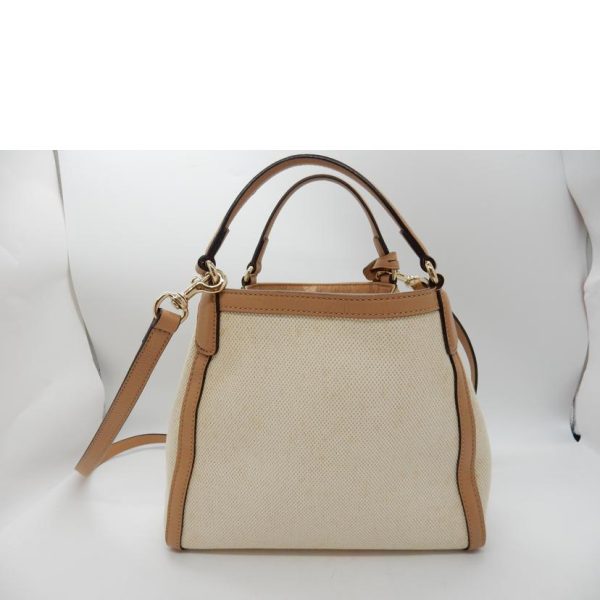 32249 2 Gucci Soho Canvas Calf Leather Shoulder Bag