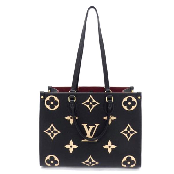 32264 1 Louis Vuitton On the Go MM Tote Bag Monogram Empreinte