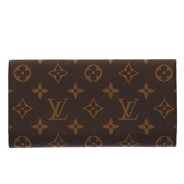 32343 2 Louis Vuitton Portefeuille Emily Monogram Wallet Brown