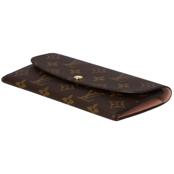 32343 3 Louis Vuitton Portefeuille Emily Monogram Wallet Brown