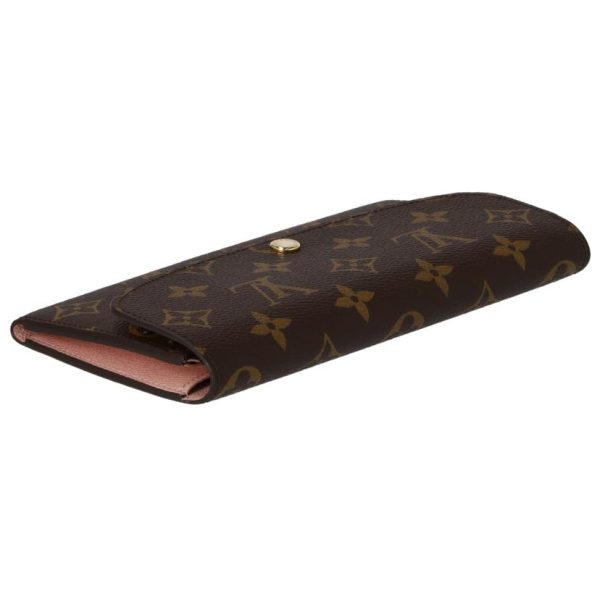 32343 4 Louis Vuitton Portefeuille Emily Monogram Wallet Brown