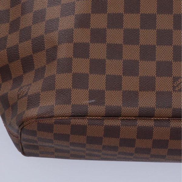 32718 6 Louis Vuitton Neverfull MM Damier Tote Bag Brown