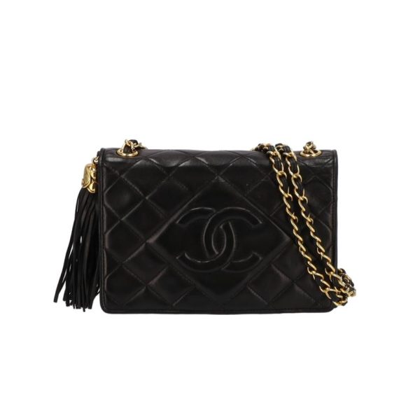 32829 1 Chanel Matelasse Fringe Chain Shoulder Bag