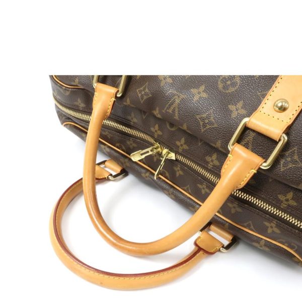 32846 3 Louis Vuitton Carryall Handbag Initial Monogram Bag Brown