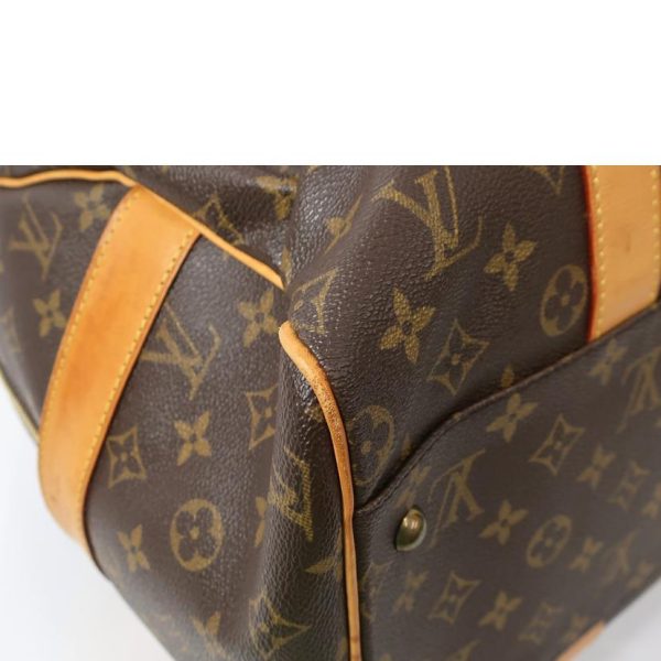 32846 4 Louis Vuitton Carryall Handbag Initial Monogram Bag Brown