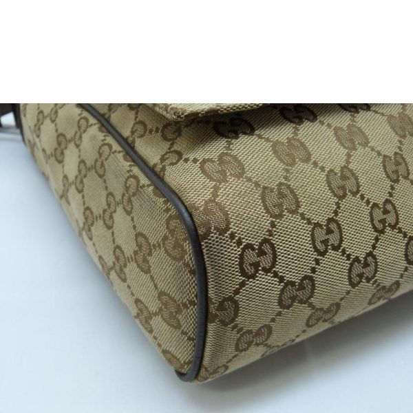 32854 10 Gucci GG Canvas Messenger Bag Beige