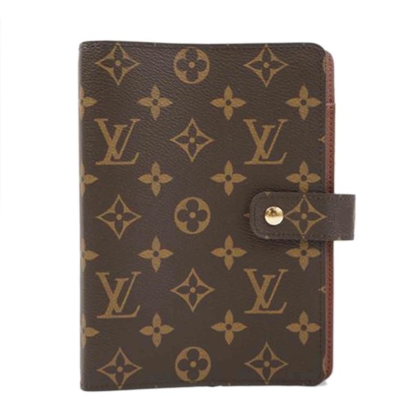 32992 1 Louis Vuitton Agenda MM Monogram Planner Brown