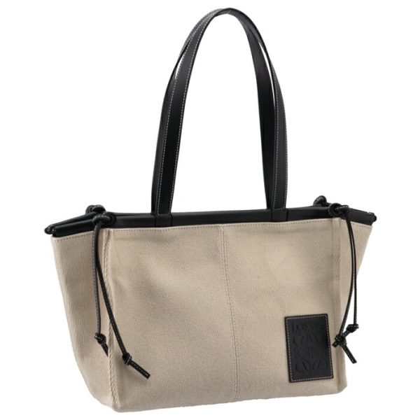 33002aa9300463953 LOEWE Cushion Small Tote Bag Beige Black