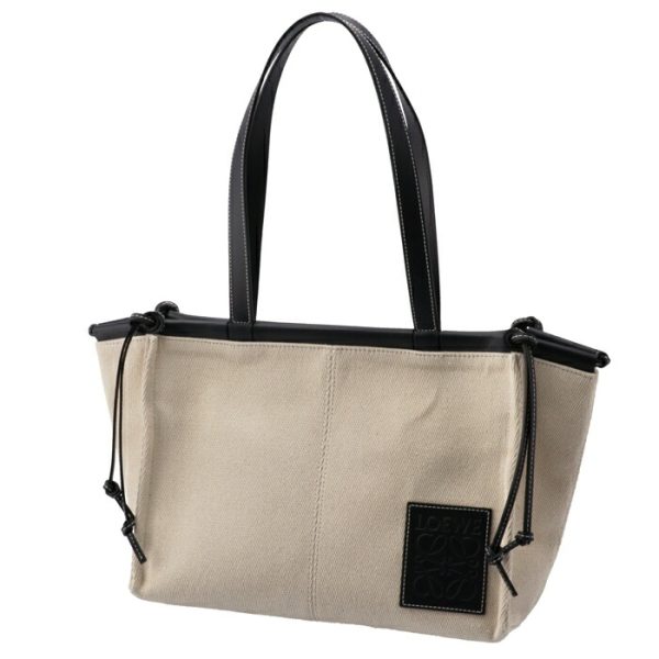 33002aa9300463953 1 LOEWE Cushion Small Tote Bag Beige Black