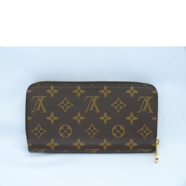 33035 2 Louis Vuitton Zippy Wallet Bag Brown