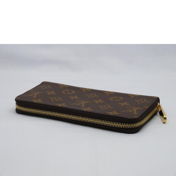 33035 3 Louis Vuitton Zippy Wallet Bag Brown