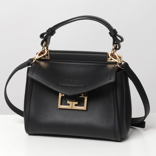 331109043 1 Givenchy Mystic Mini Leather Shoulder Bag Black