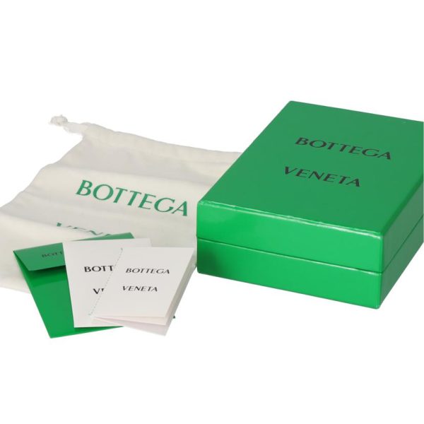 33111 7 Bottega Veneta Intrecciato Bi Fold Wallet Green