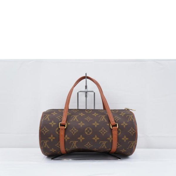 33135 2 Louis Vuitton Papillon Monogram Handbag Brown