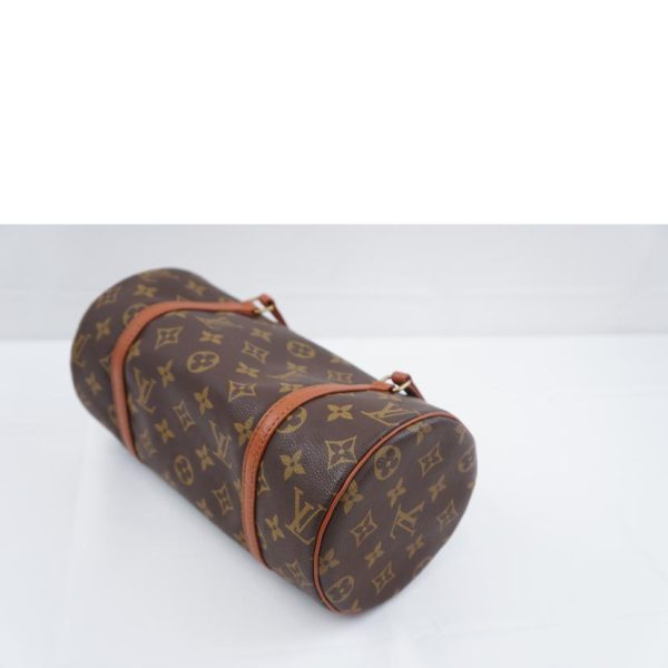 33135 4 Louis Vuitton Papillon Monogram Handbag Brown