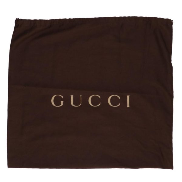 33227 5 Gucci Sherry Line GG Nylon Shoulder Bag Brown