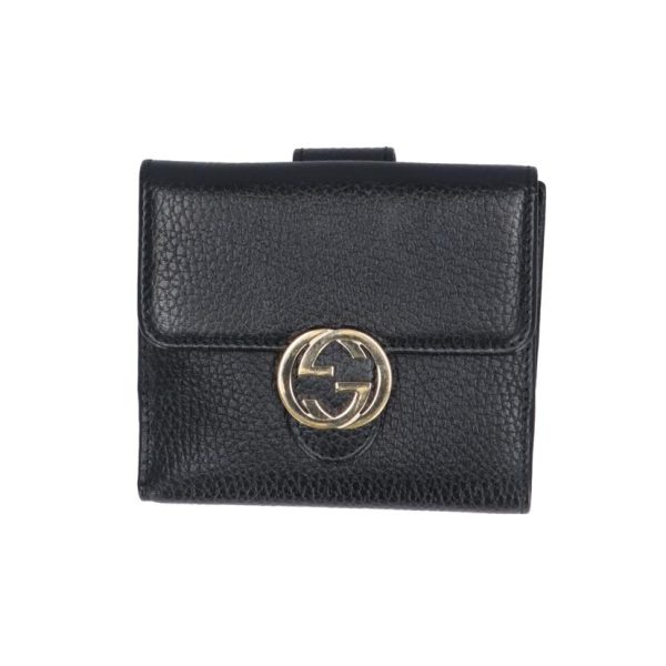 33232 1 Gucci Interlocking G W Hook Bifold Wallet