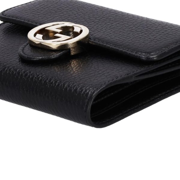 33232 3 Gucci Interlocking G W Hook Bifold Wallet