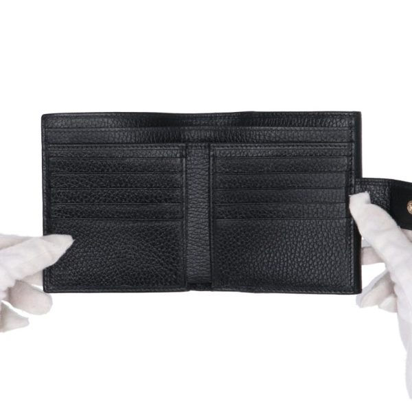 33232 4 Gucci Interlocking G W Hook Bifold Wallet