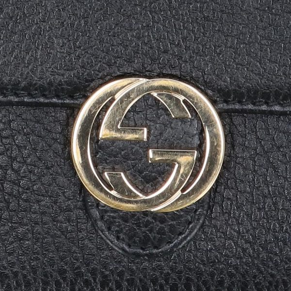 33232 8 Gucci Interlocking G W Hook Bifold Wallet