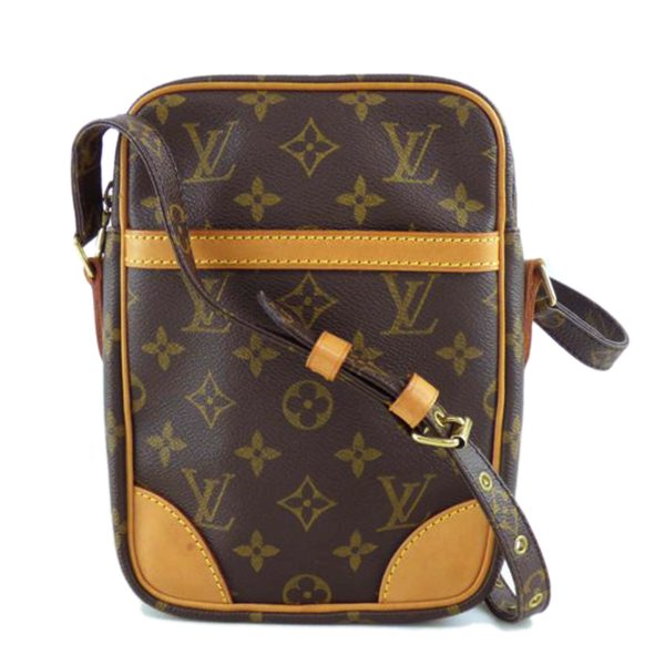 33249 1 Louis Vuitton Danube Monogram Bag Brown