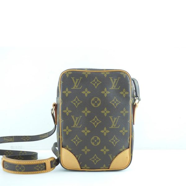 33249 2 Louis Vuitton Danube Monogram Bag Brown