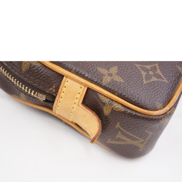 33289 8 Louis Vuitton Pochette Marly Bandouliere Monogram Bag Brown