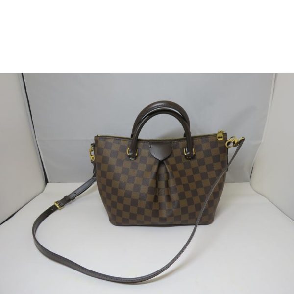 33373 2 Louis Vuitton Siena PM Bag Damier Brown