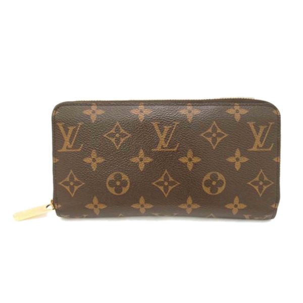 33383 1 Louis Vuitton Zippy Wallet Monogram Wallet Brown