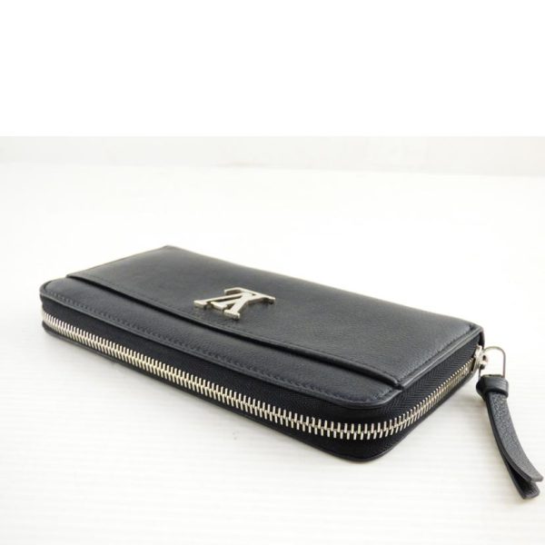 33430 3 Louis Vuitton Zippy Lock Me Wallet Noir