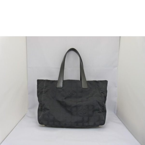 33452 2 Chanel Travel Line Tote Bag Black