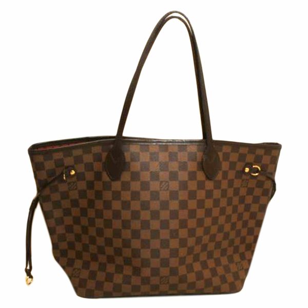 33547 1 Louis Vuitton Neverfull MM Bag Damier Ebene