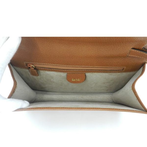 33568 6 Gucci Leather Shoulder Bag Camel